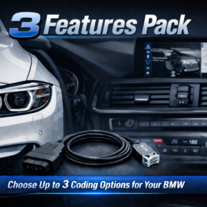 BMW coding package activate 3 features remote coding service
