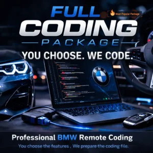 BMW Full Coding Package – professional remote coding service for BMW F Series and selected G Series vehicles